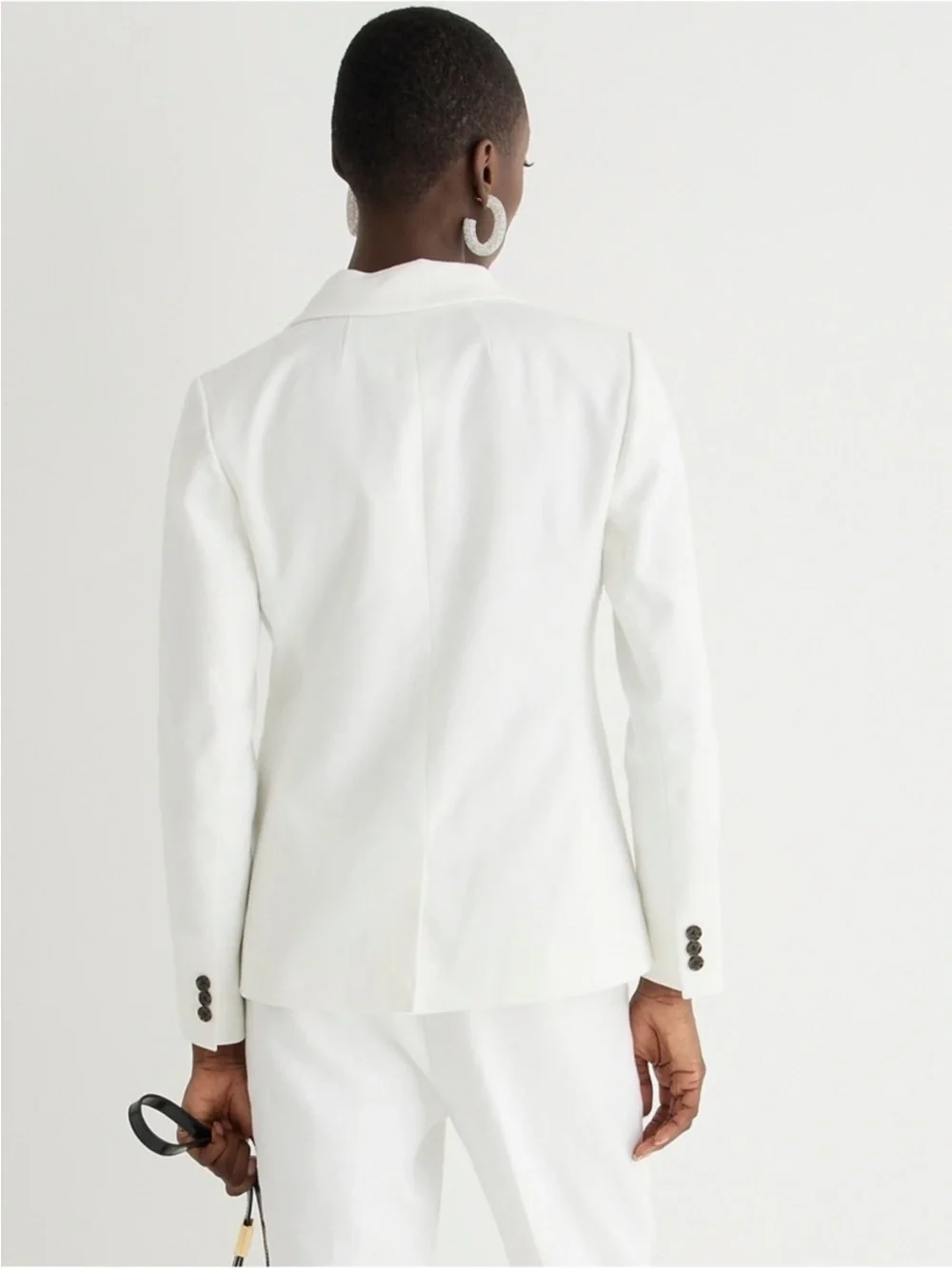 J. Crew Parke Linen Blend Blazer White 6 - Picture 3 of 16